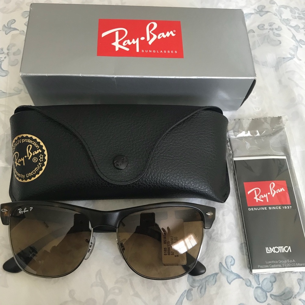 [ray-ban] polarized clubmaster sunglasses - Picture 2 of 8